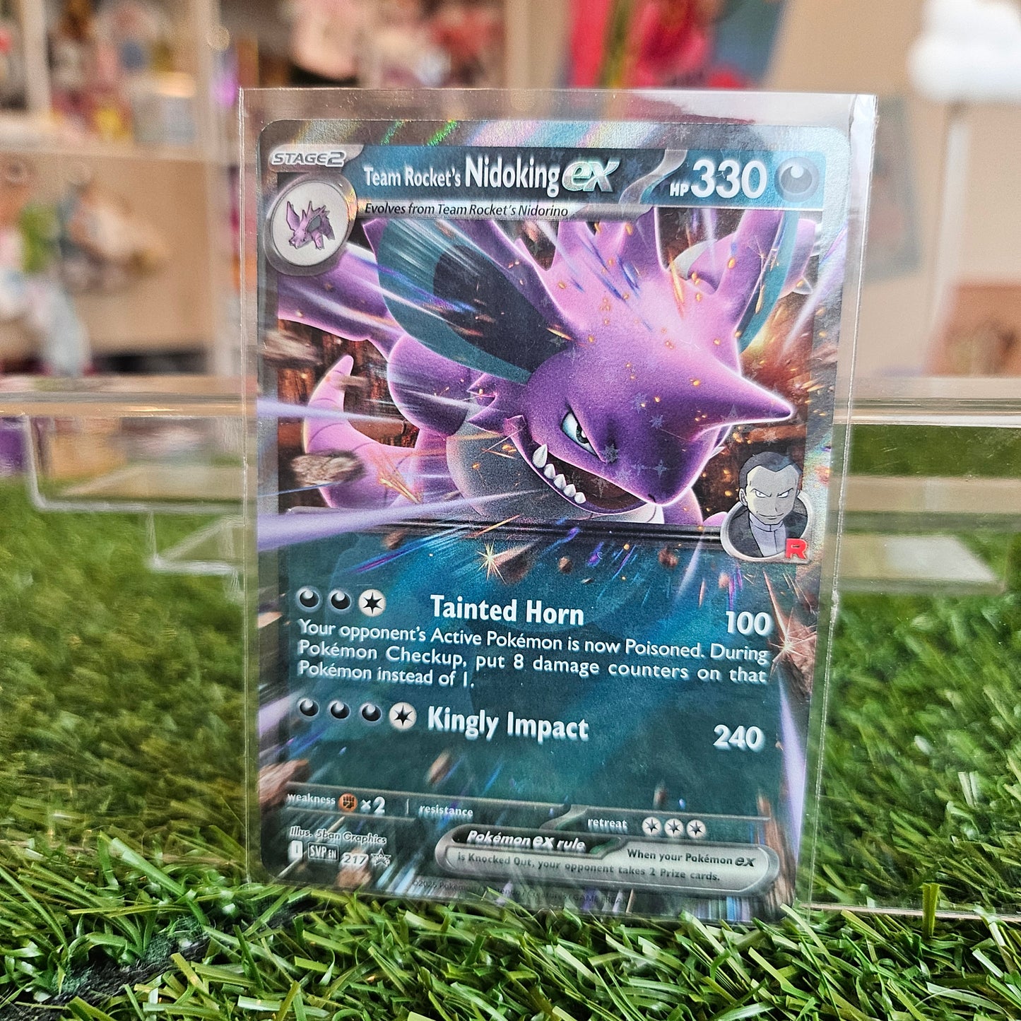 PROMO team rocket's nidoking ex