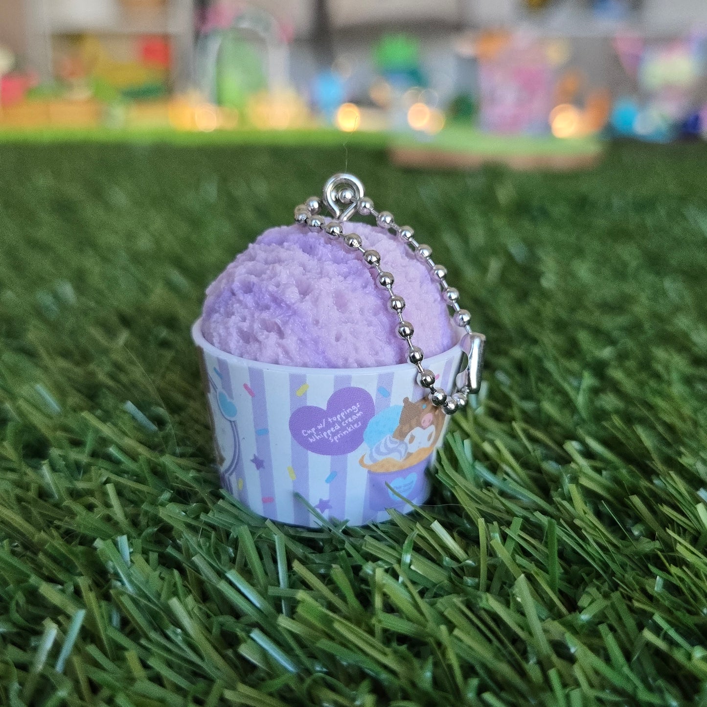 cheeky but charming shaved ice keychain