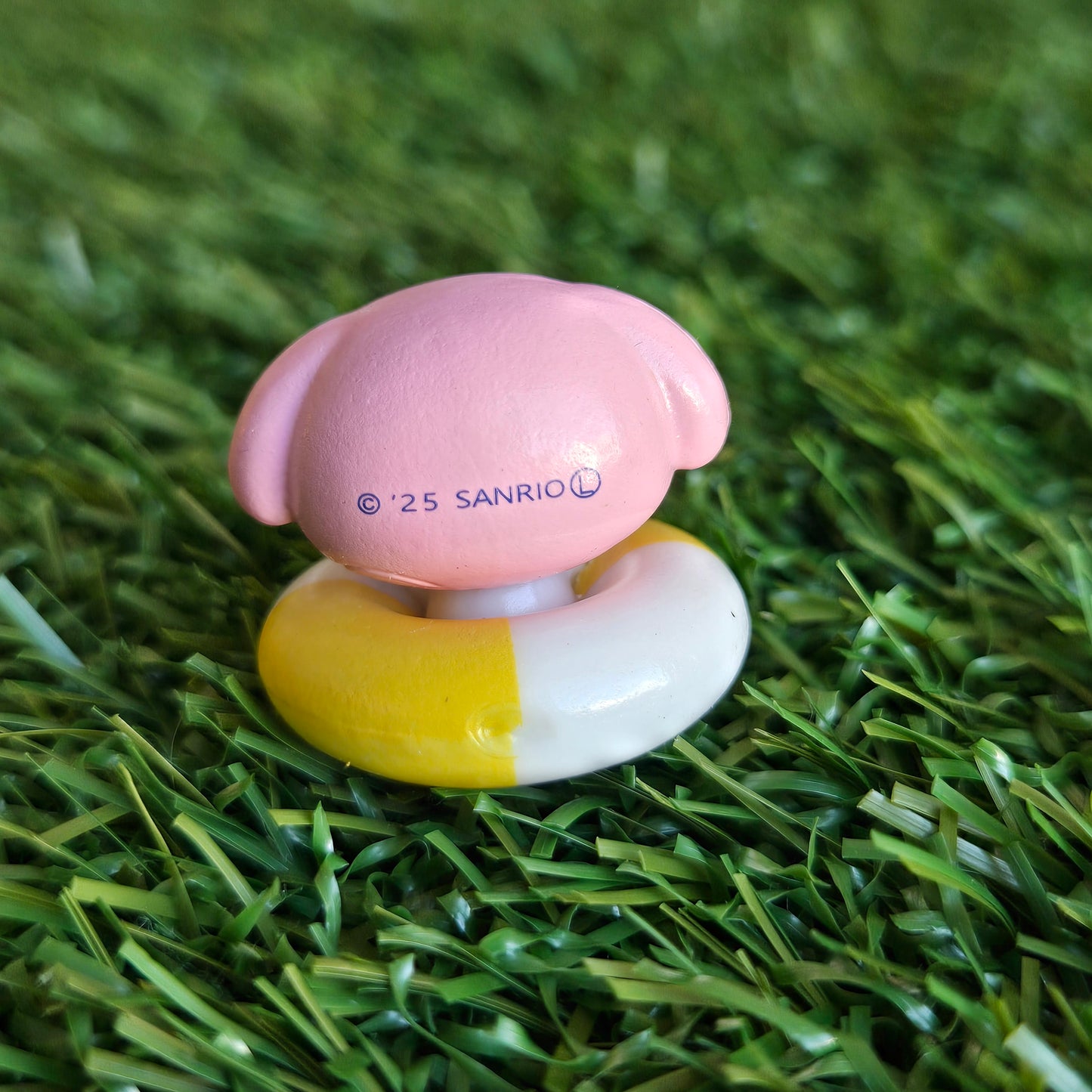 pink bunny figure