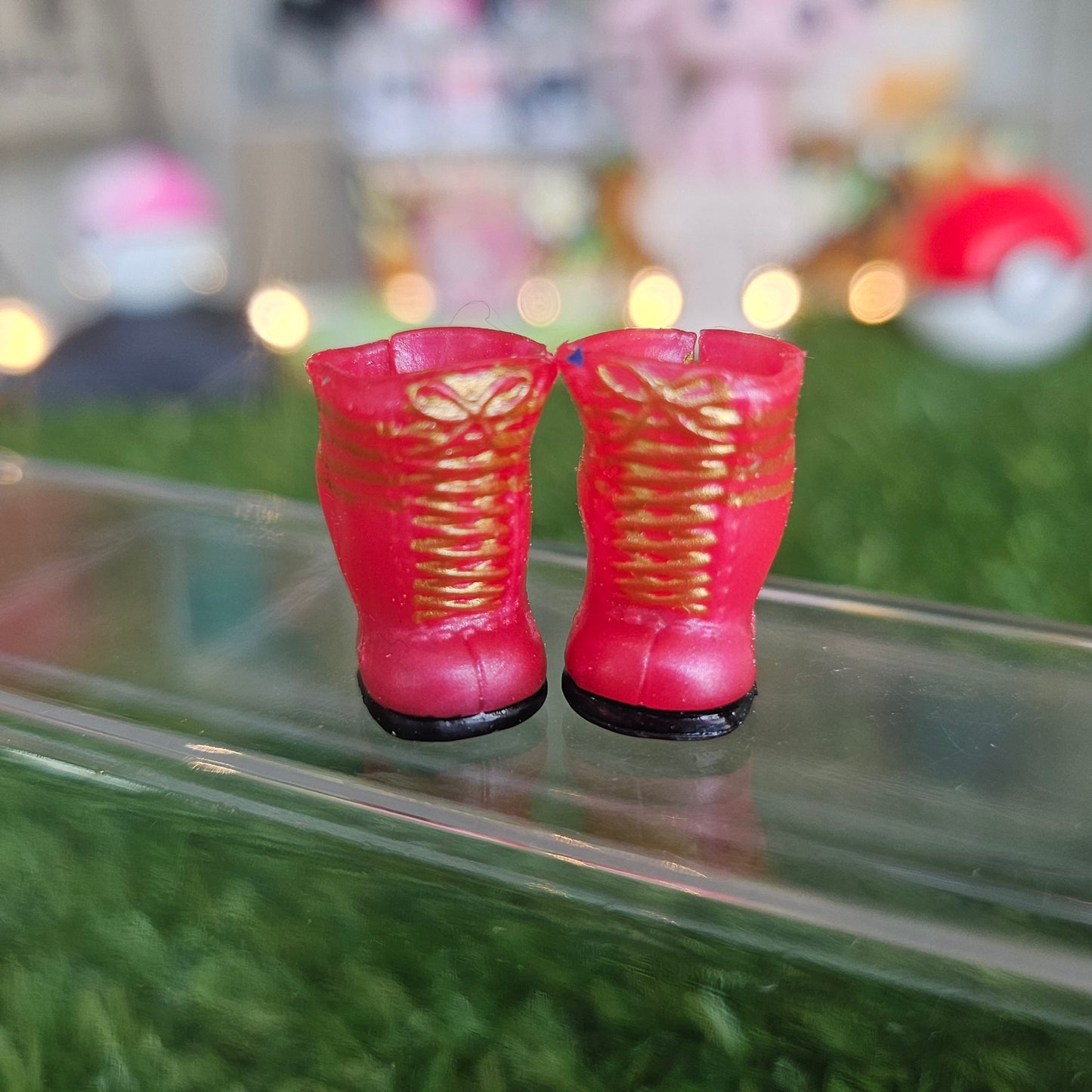 red shoes