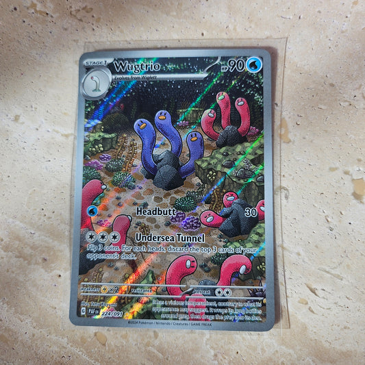 wugtrio illustration rare