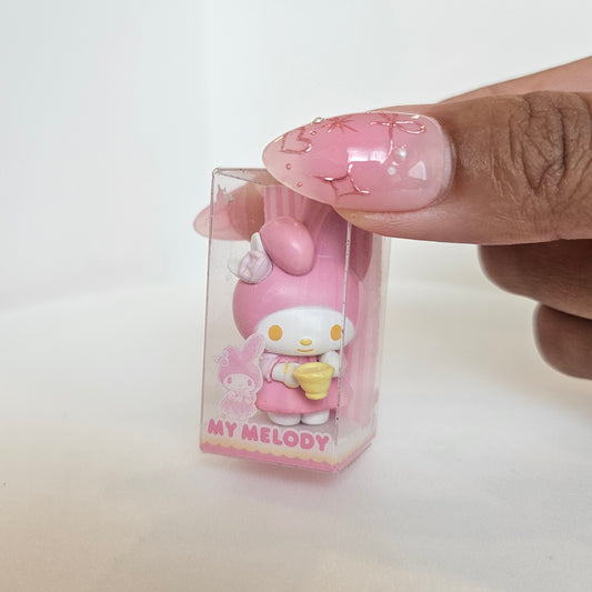 pink bunny boxed figure