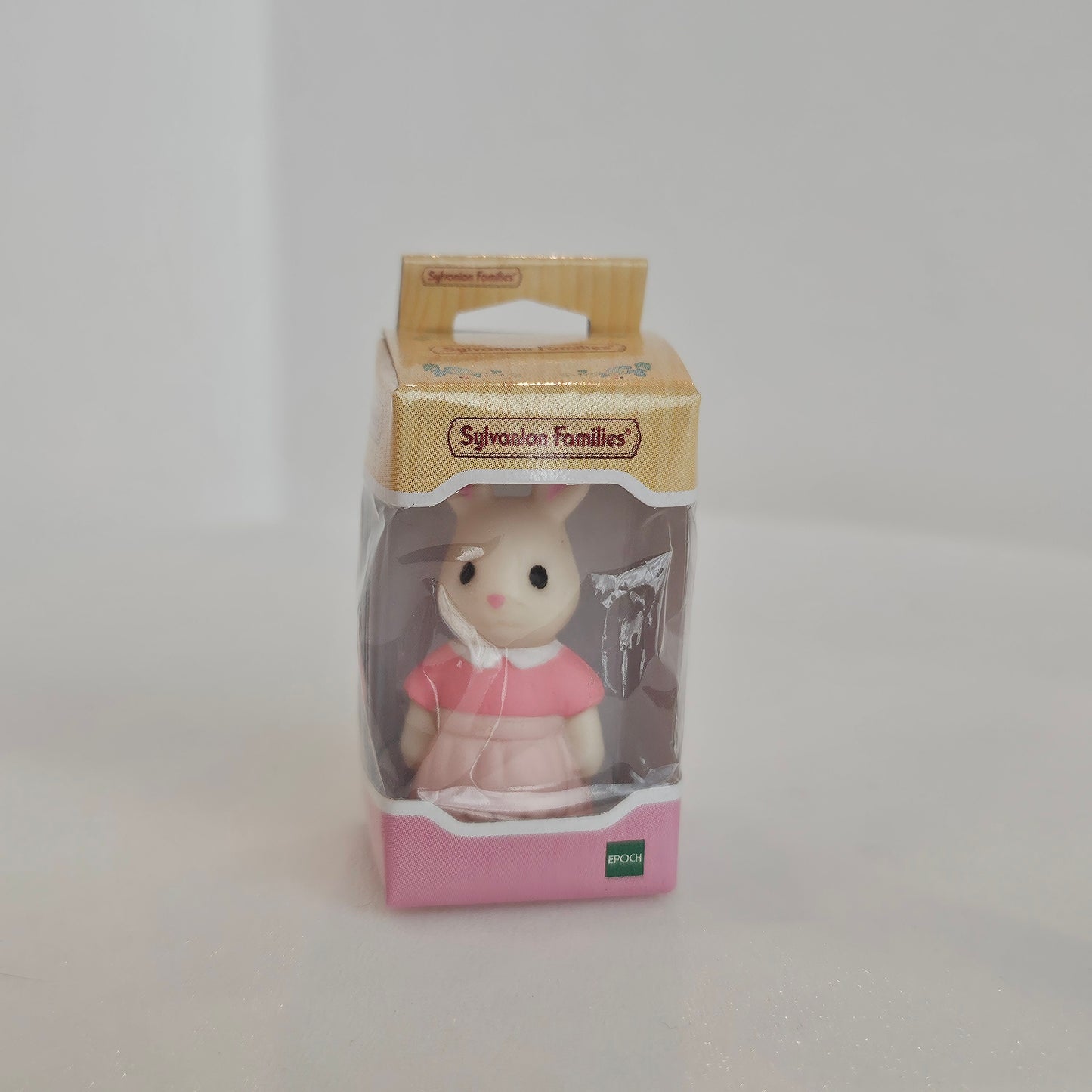 tiny bunny in box (pink shirt)