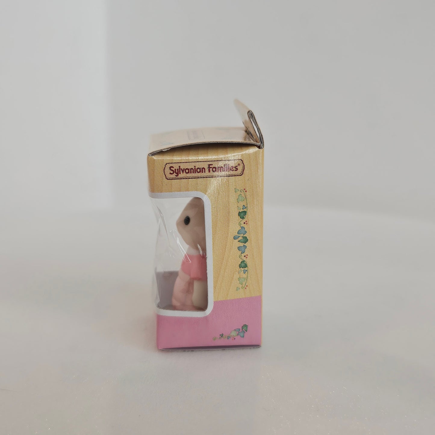 tiny bunny in box (pink shirt)