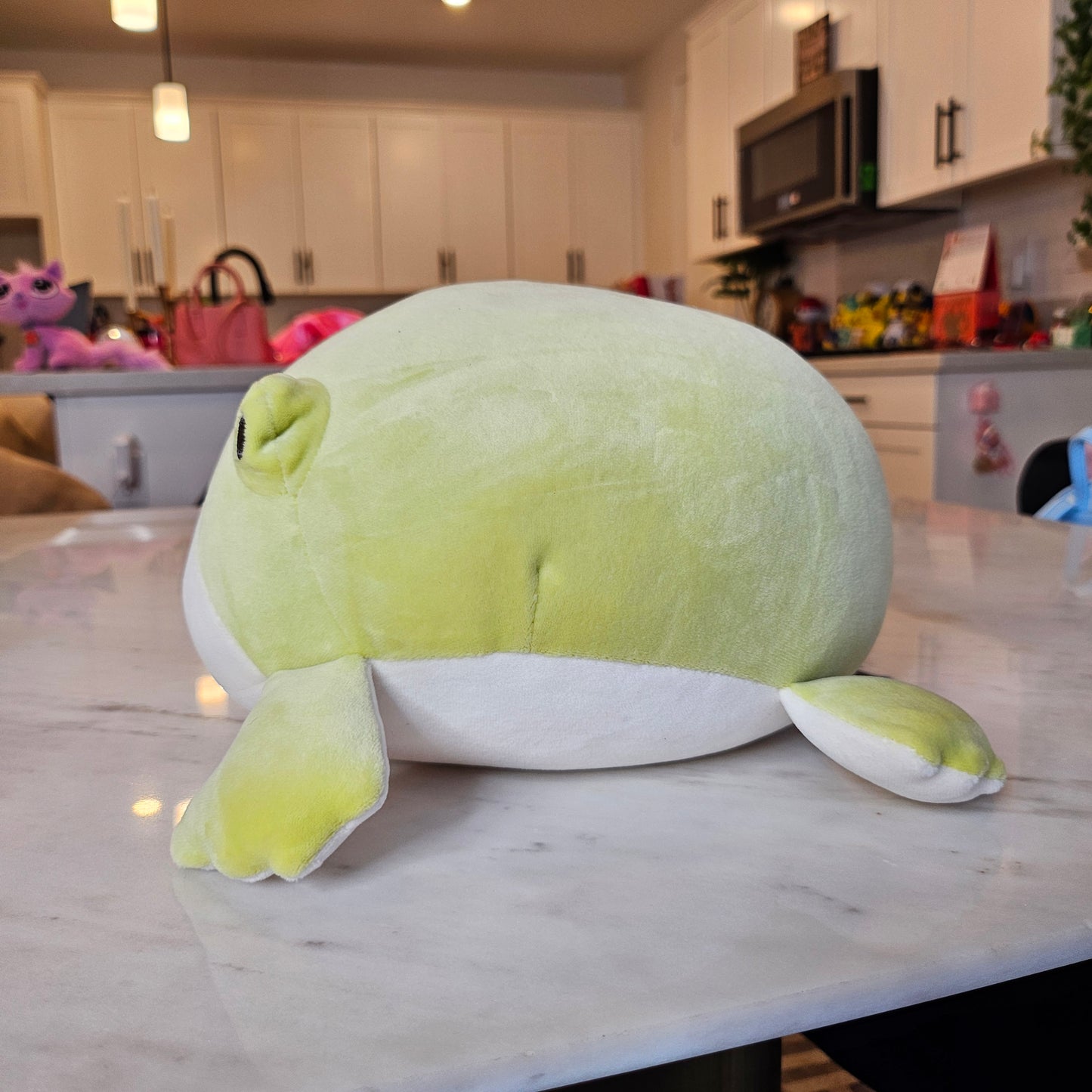 frog plushie