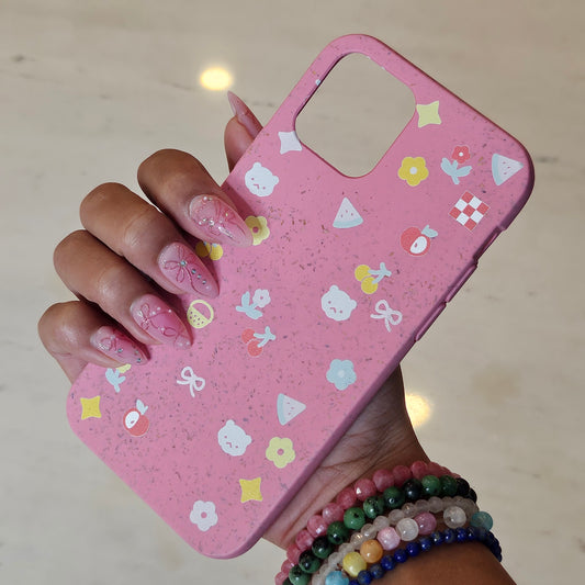 cute pink phone case