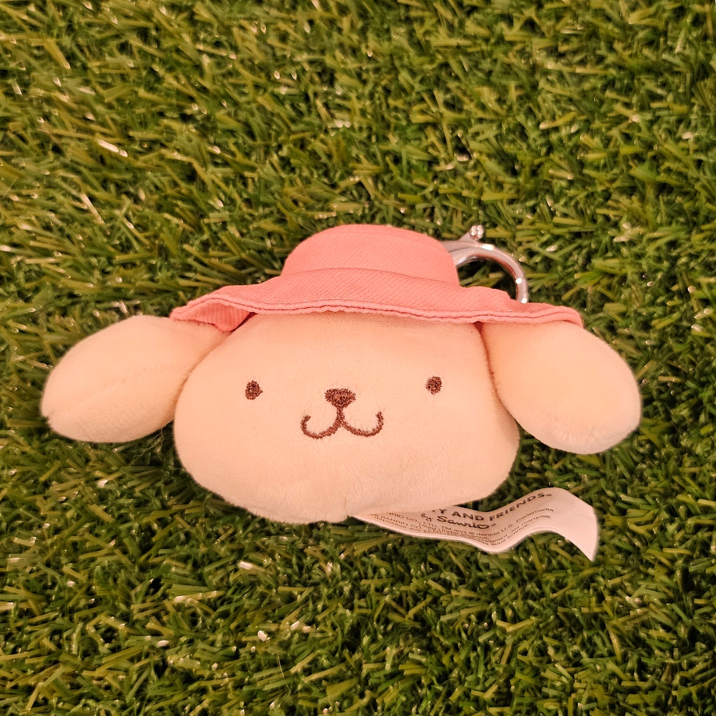 pom camping keychain