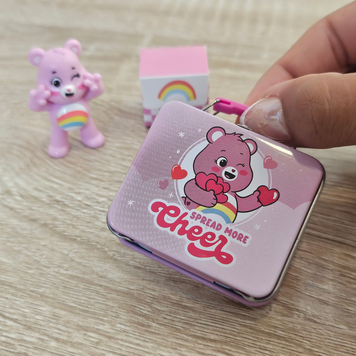 pink bear lunchbox