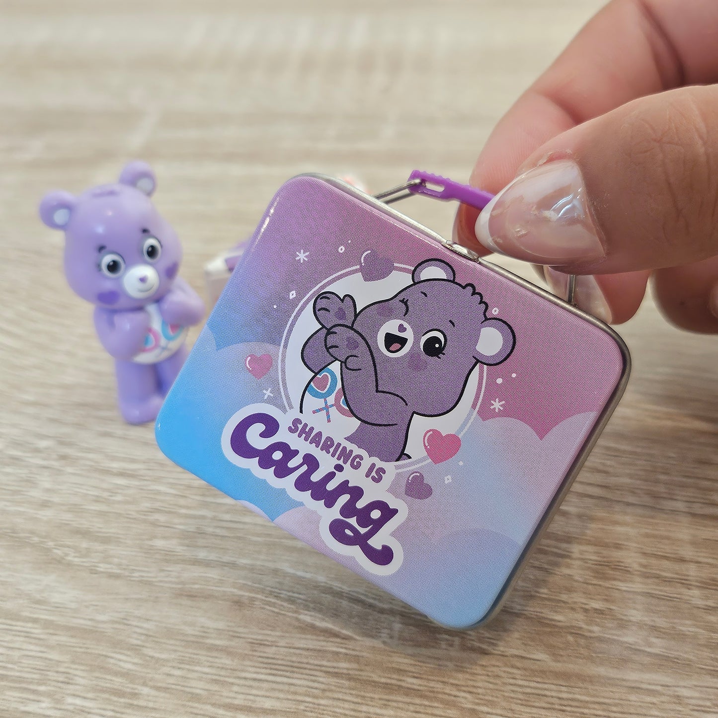 purple bear lunchbox