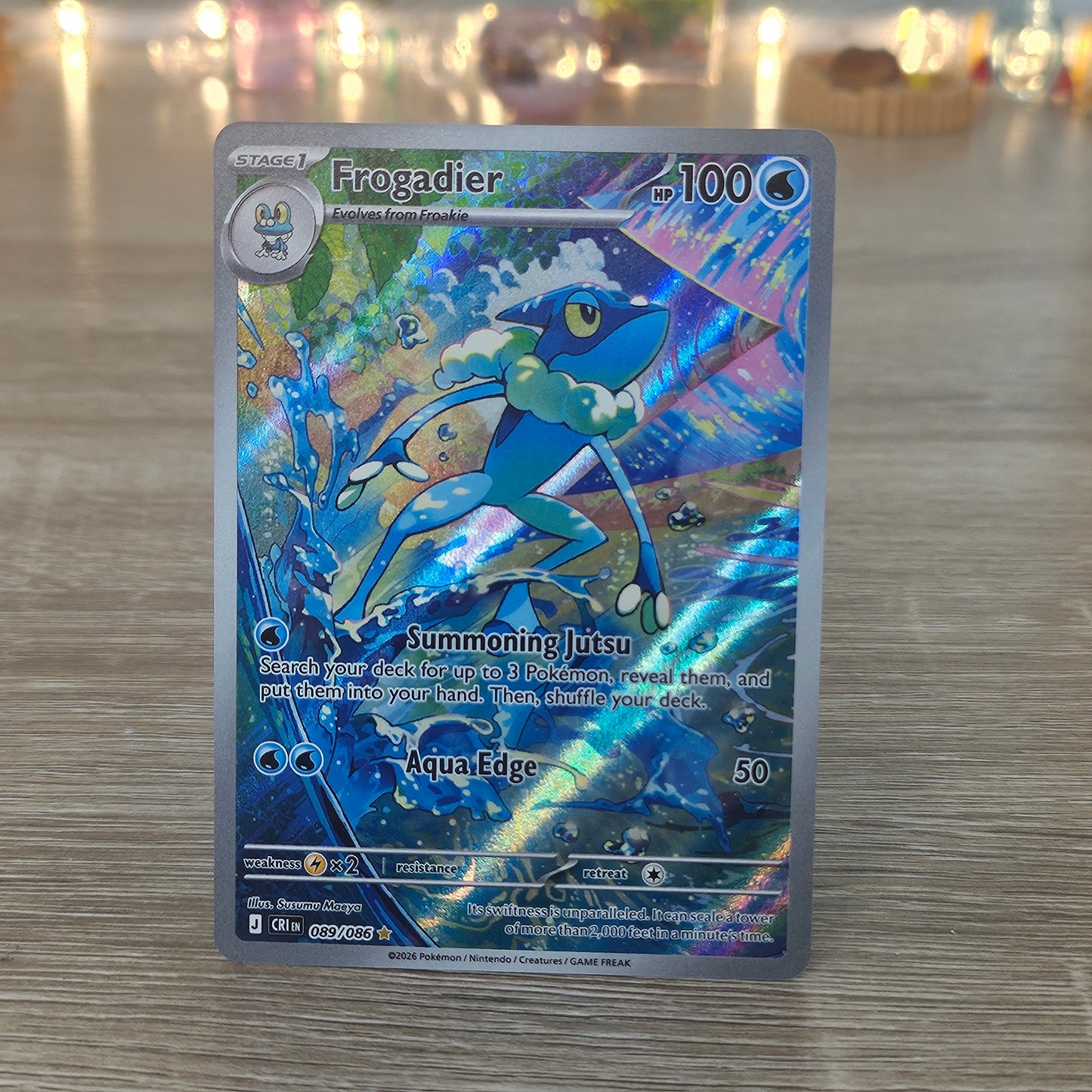 frogadier illustration rare