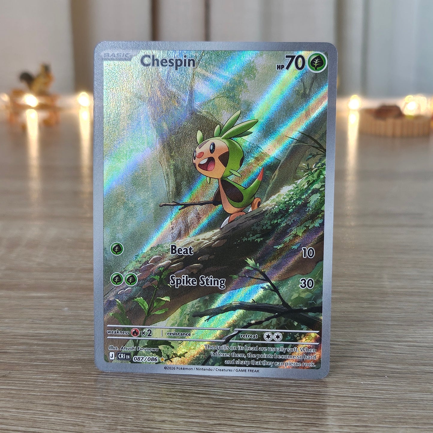 chespin illustration rare