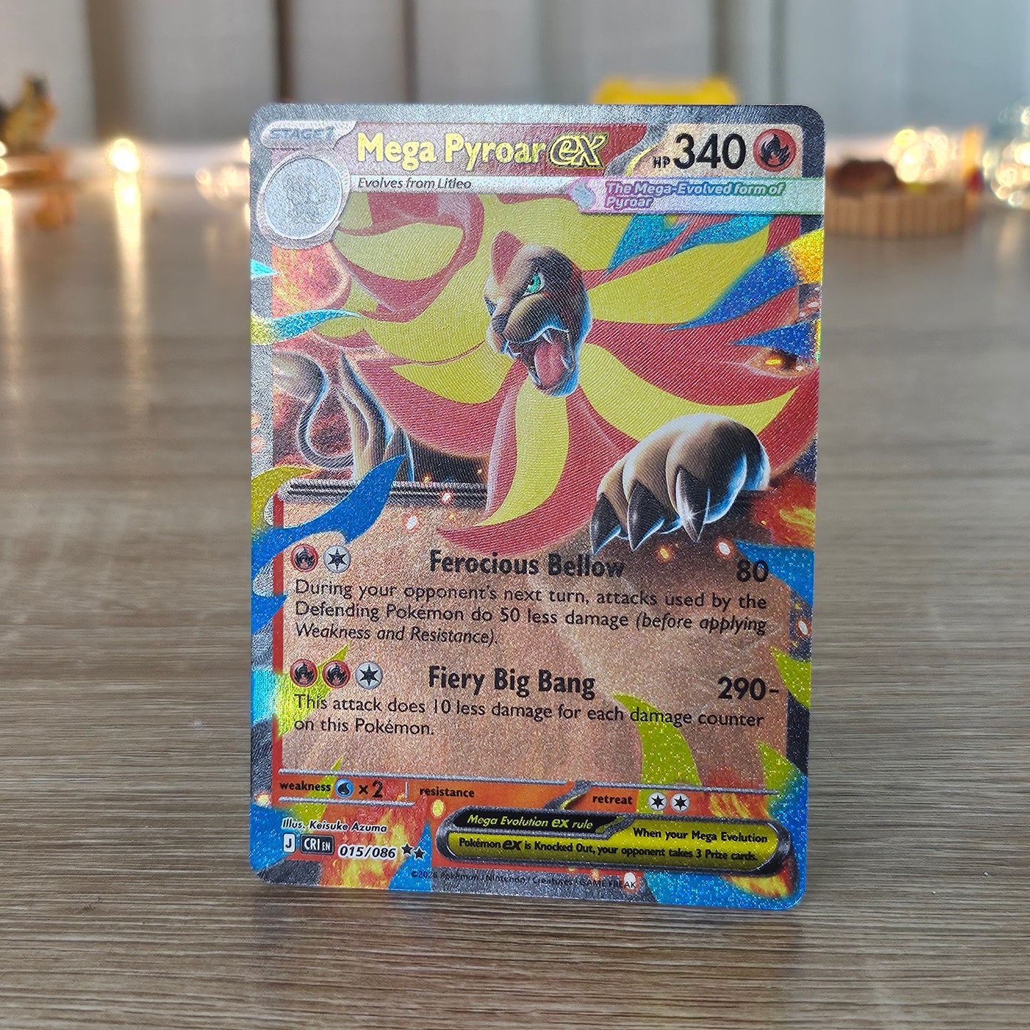 mega pyroar ex