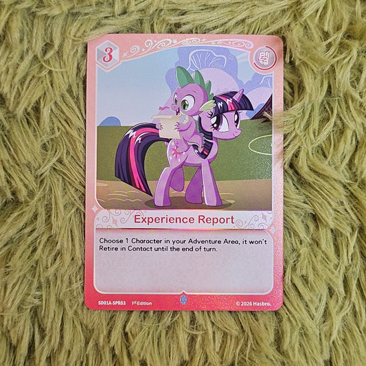 Twilight SD Experience Report SPR03