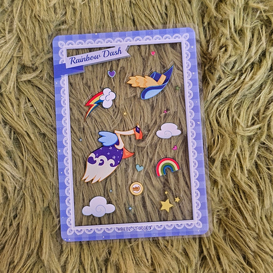 Rainbow Dash Dress Up Stickers