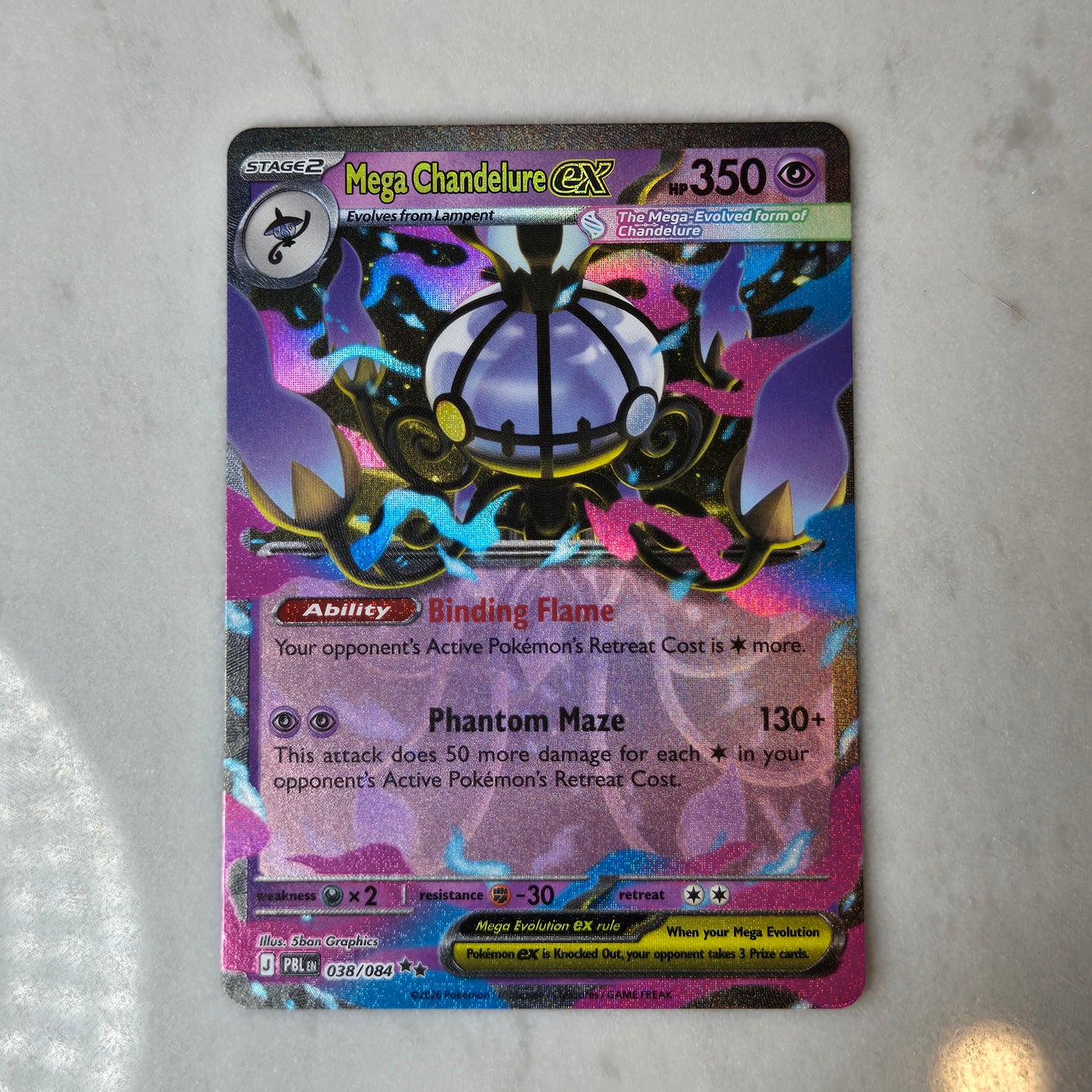 mega chandelure ex