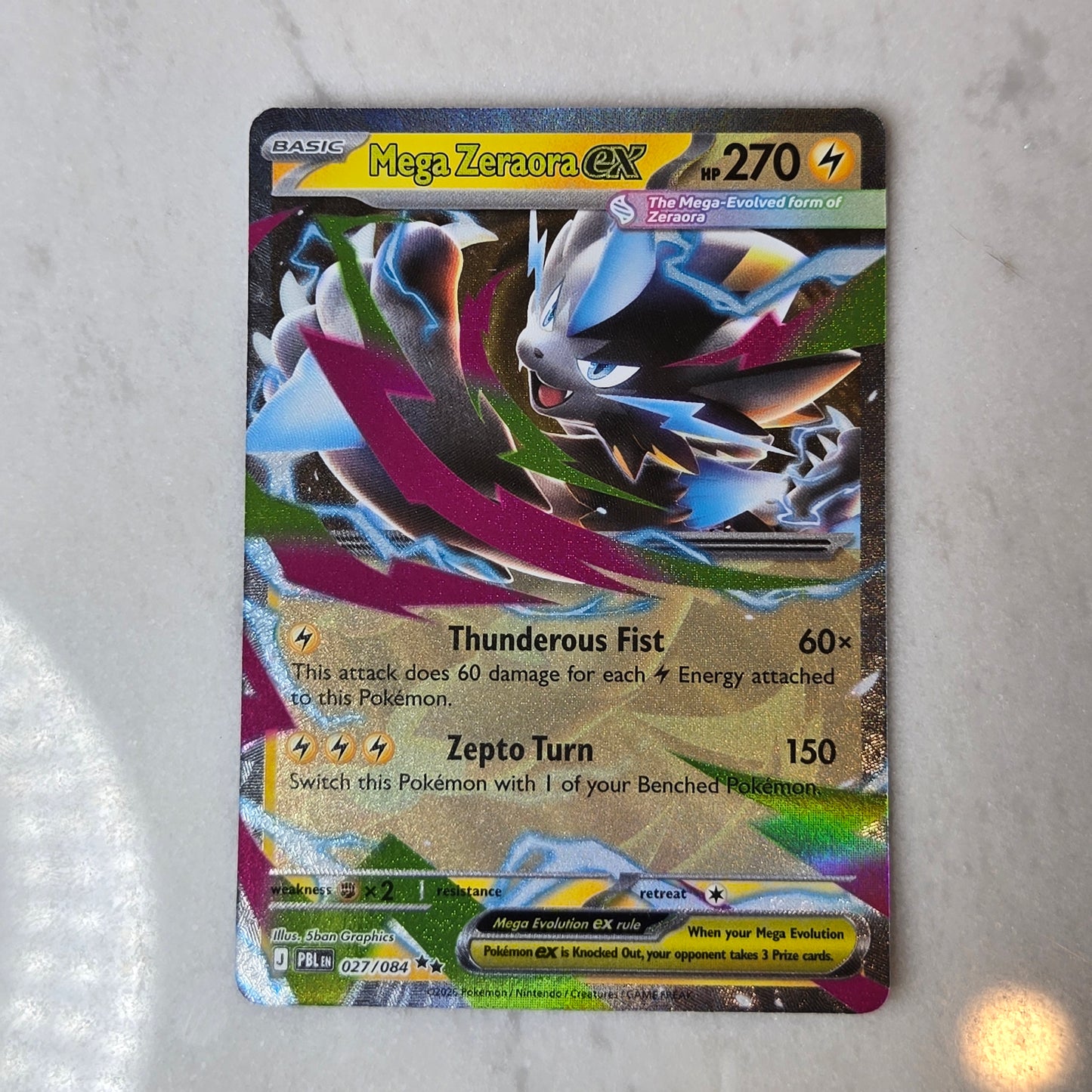 mega zeraora ex