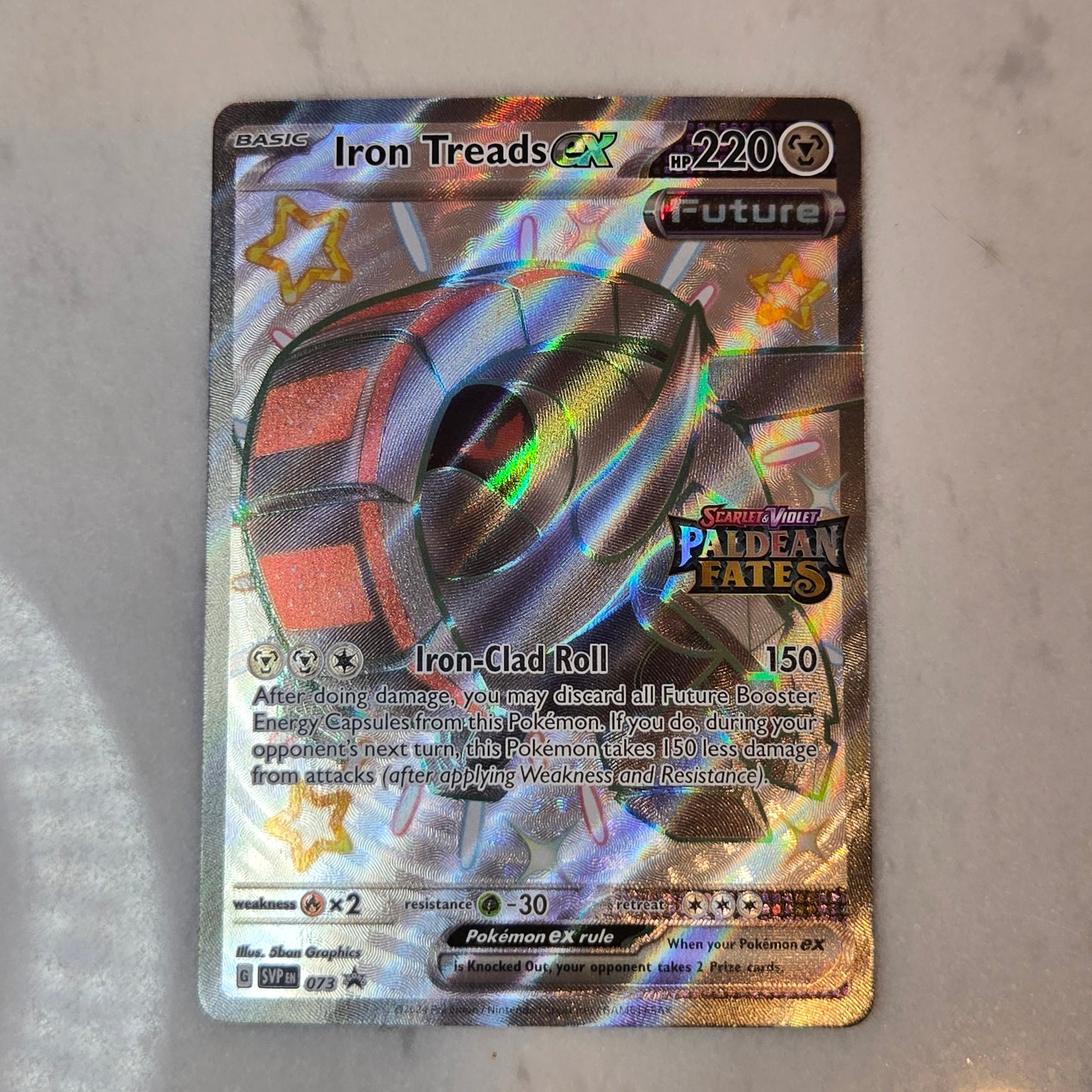 STAMPED iron treads full art