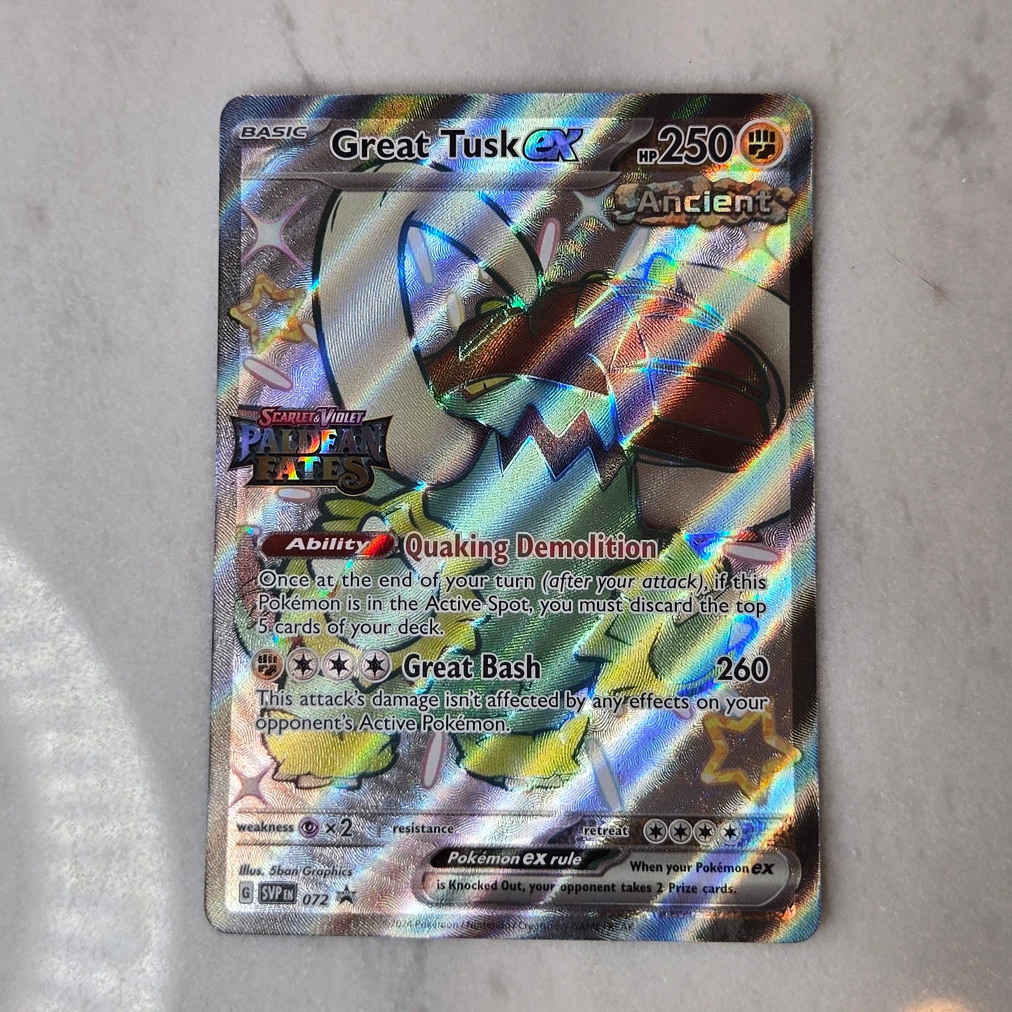 STAMPED great tusk full art