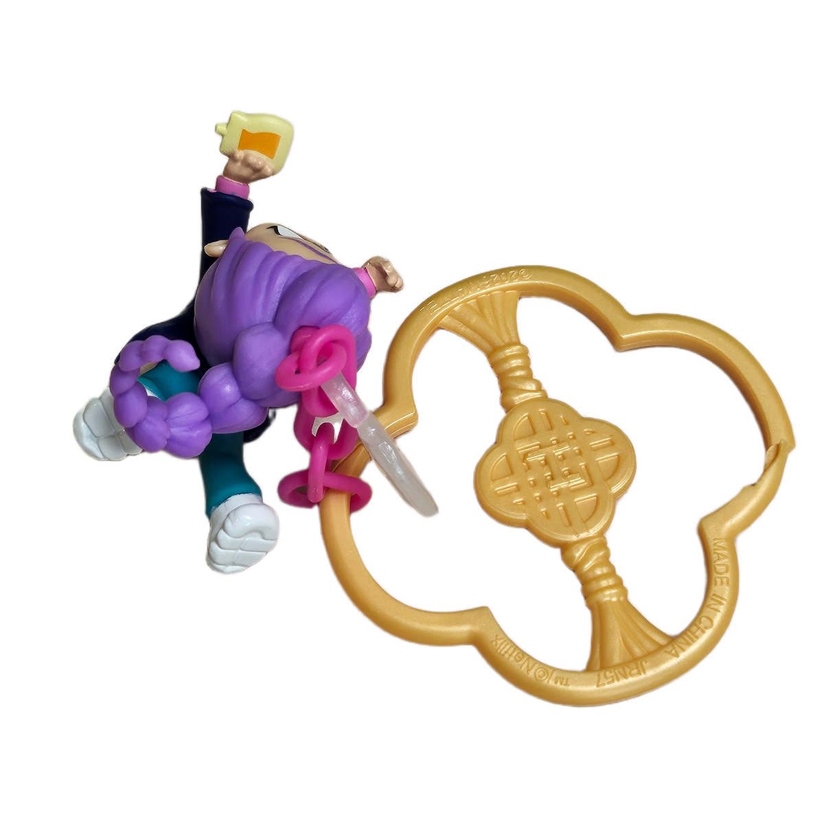 rumi keychain (hello friend)