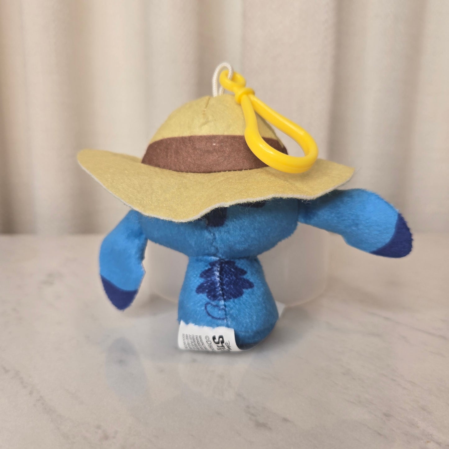 sunhat plush keychain