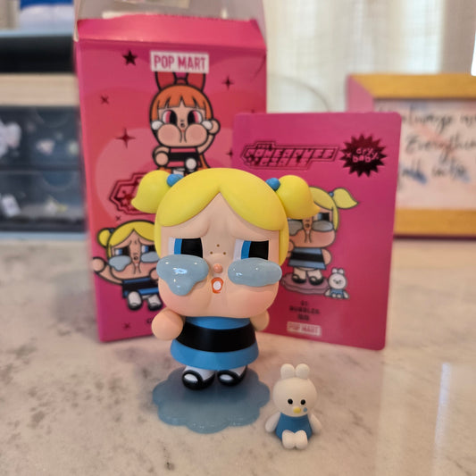 crying blue with bunny
