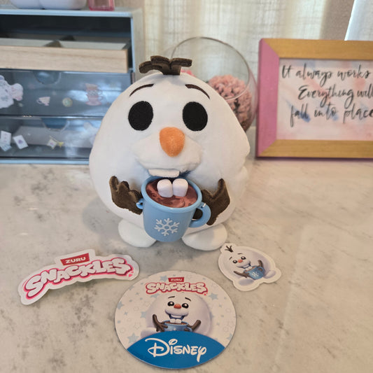 snowman and hot chocolate