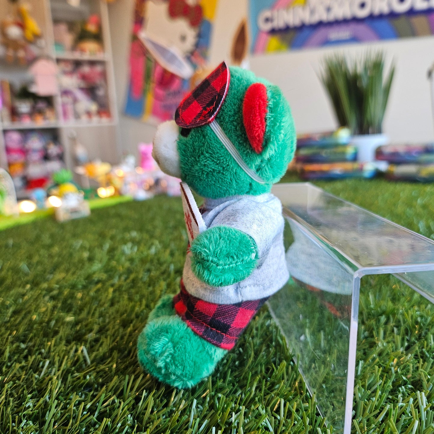 mini build a bear (green bear)