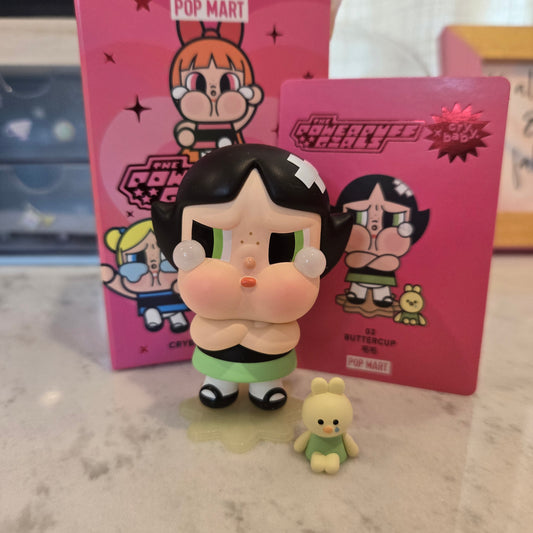 crying green with bunny