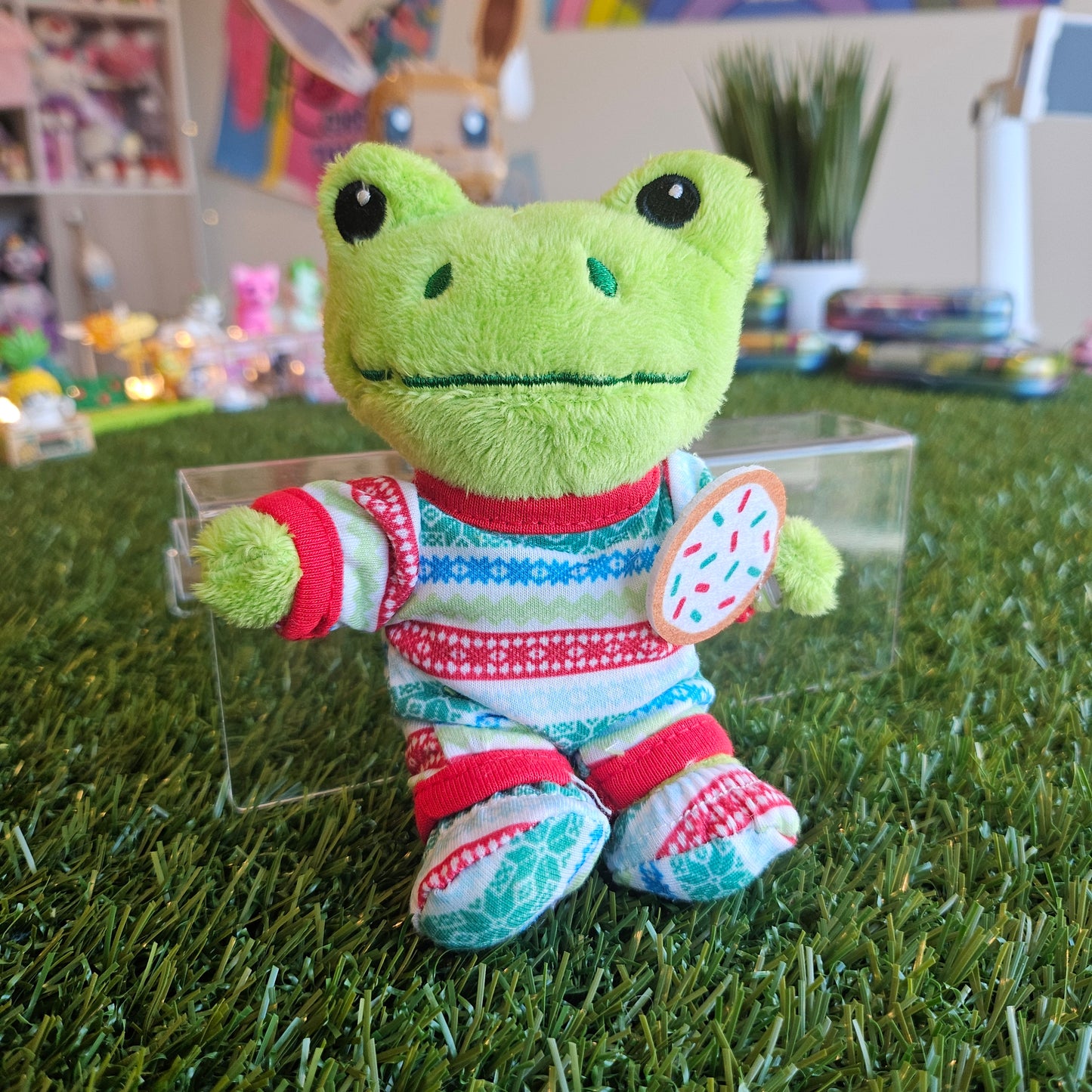 mini build a bear (frog)