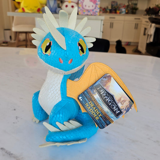 cute blue dragon plush