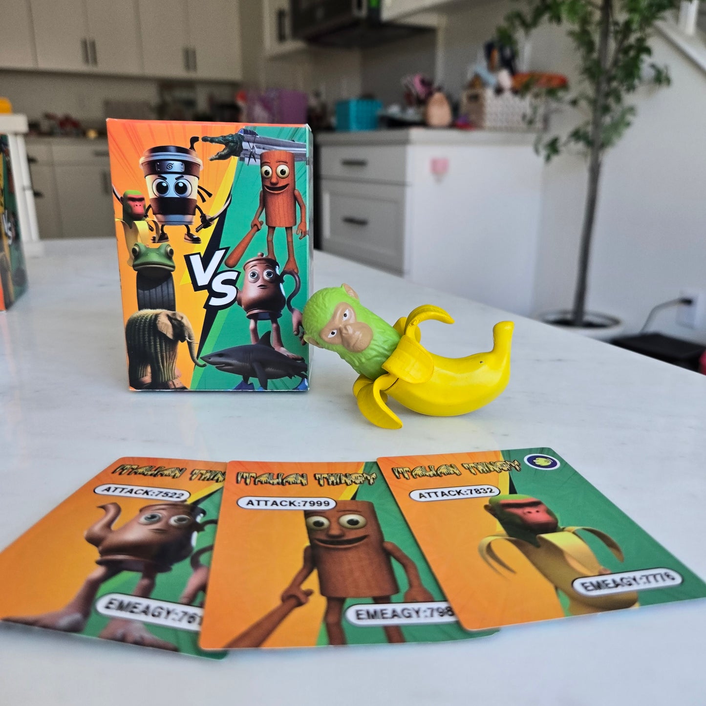 chimpanzini banananini figure and cards