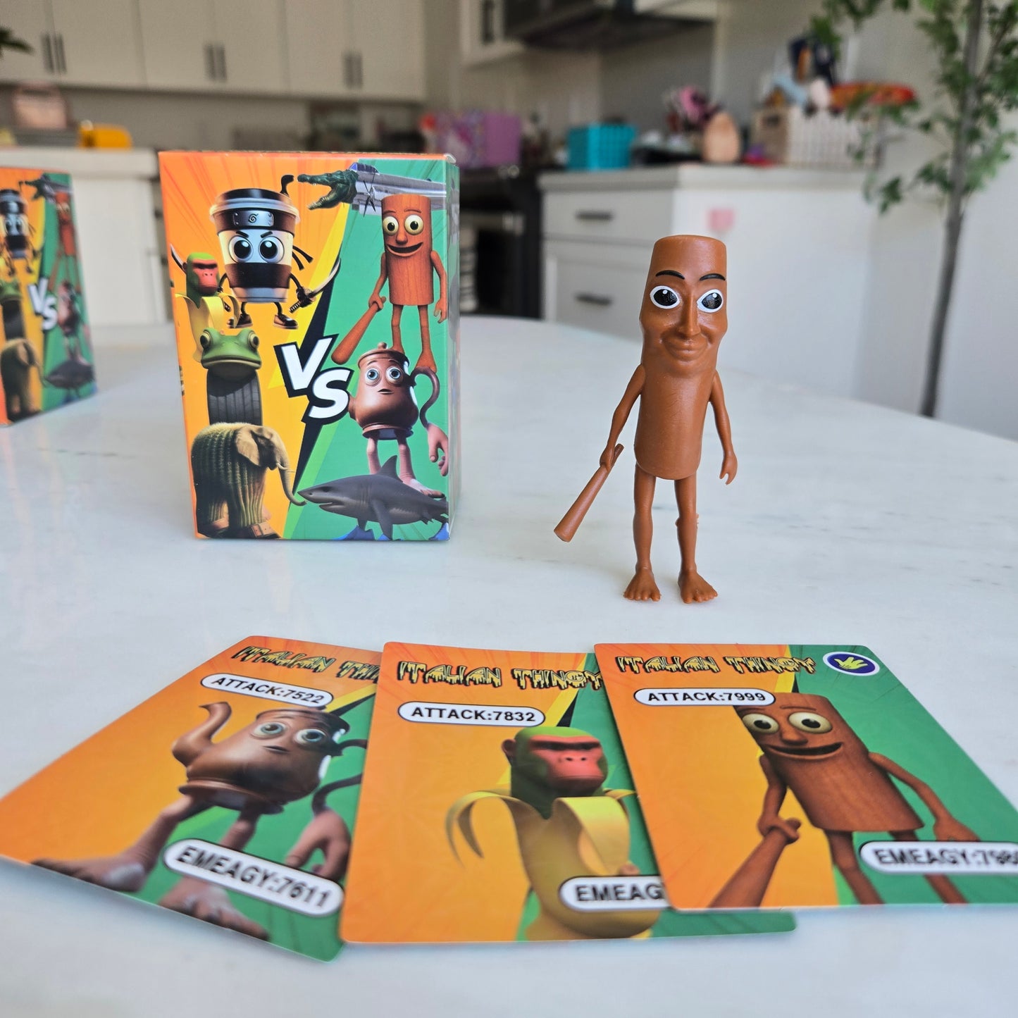 tungtung sahur figure and cards