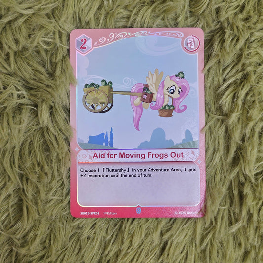 Fluttershy SD Aid for Moving Frogs Out SPR01