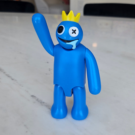 blue action figure