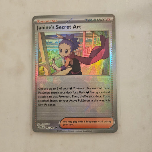 janine's secret art pokeball holo