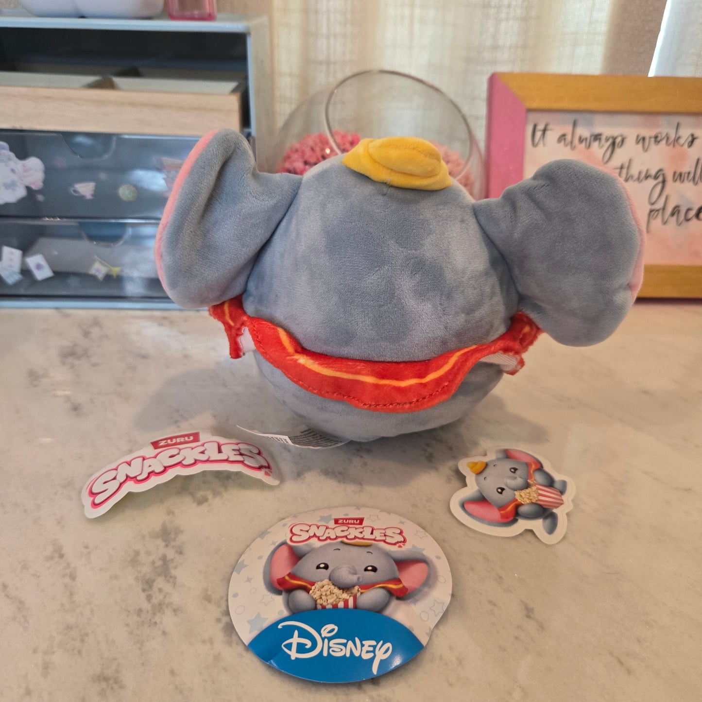 elephant and popcorn
